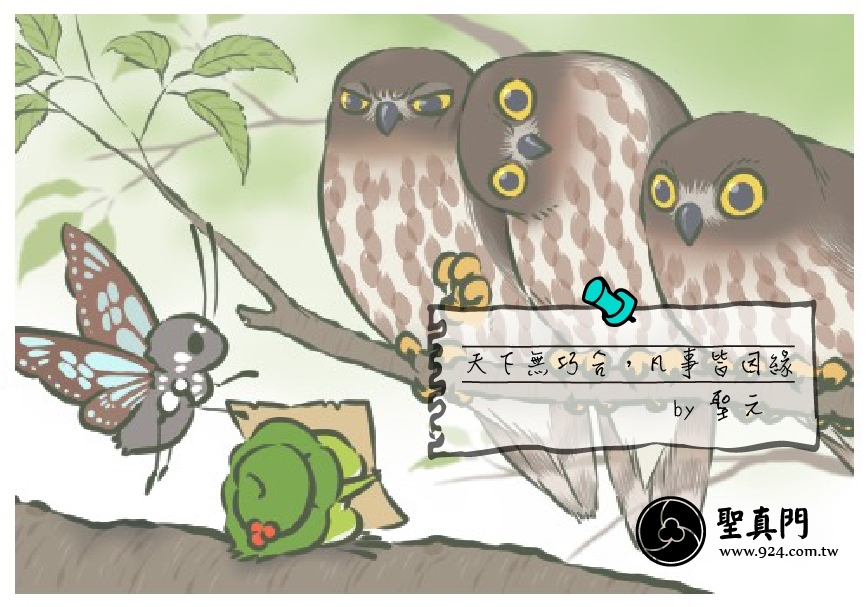 【聖元語錄】5:天下無巧合，凡事皆因緣