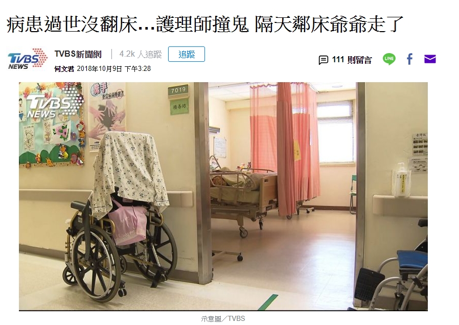 聖真門 伏魔師觀點:病床沒翻，亡者還在床上